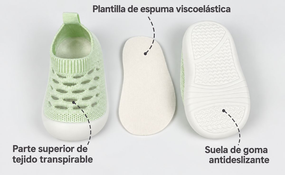 Comodidad en sus primeros pasitos